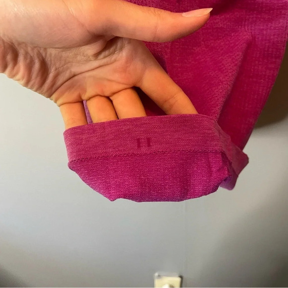 Lululemon seamless ribbed tank top women size 6 magenta - Picture 7 of 10